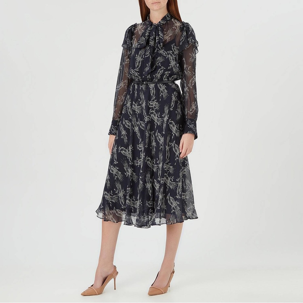 MAX MARA STUDIO Silk Midi Dress